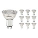 Confezione Multipack 10x Noxion PerfectColor Faretti LED GU10 PAR16 4W 345lm 60D - 930 Luce Calda | Miglior resa cromatica - Dimmerabile - Sostitutiva 50W Confezione Multipack 10x Noxion PerfectColor Faretti LED GU10 PAR16 4W 345lm 60D - 930 Luce Calda | Miglior resa cromatica - Dimmerabile - Sostitutiva 50W