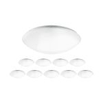 Confezione Multipack 10x Noxion Bulkhead LED Corido Bianca 18W 1561lm - 840 Bianco Freddo | 360mm - IP44 Confezione Multipack 10x Noxion Bulkhead LED Corido Bianca 18W 1561lm - 840 Bianco Freddo | 360mm - IP44