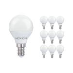 Confezione Multipack 10x Noxion Lucent Lustre LED E14 Sferica Ghiaccio 4.5W 470lm - 827 Bianco Molto Caldo | Sostitutiva 40W Confezione Multipack 10x Noxion Lucent Lustre LED E14 Sferica Ghiaccio 4.5W 470lm - 827 Bianco Molto Caldo | Sostitutiva 40W