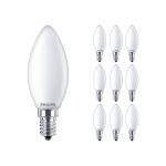 Confezione Multipack 10x Philips Corepro LED Candela E14 Ghiaccio 2.2W 250lm - 827 Bianco Molto Caldo | Sostitutiva 25W Confezione Multipack 10x Philips Corepro LED Candela E14 Ghiaccio 2.2W 250lm - 827 Bianco Molto Caldo | Sostitutiva 25W