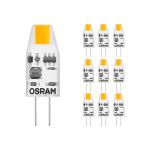 Confezione Multipack 10x Osram LED Pin Micro Capsule G4 1W 100lm - 827 Bianco Molto Caldo | Sostitutiva 10W Confezione Multipack 10x Osram LED Pin Micro Capsule G4 1W 100lm - 827 Bianco Molto Caldo | Sostitutiva 10W
