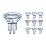Confezione Multipack 10x Ledvance Performance Faretti LED Riflettore GU10 PAR16 4.3W 350lm 120D - 830 Luce Calda | Sostitutiva 30W Confezione Multipack 10x Ledvance Performance Faretti LED Riflettore GU10 PAR16 4.3W 350lm 120D - 830 Luce Calda | Sostitutiva 30W