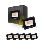 Confezione Multipack 6x Proiettore LED 20W 2000lm 100D - 830 Luce Calda | IP66 - Simmetrico Confezione Multipack 6x Proiettore LED 20W 2000lm 100D - 830 Luce Calda | IP66 - Simmetrico