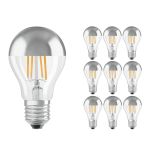 Confezione Multipack 10x Ledvance CLASSIC LED E27 Pera Filamento Chiara 6.5W 650lm - 827 Bianco Molto Caldo | Sostitutiva 50W Confezione Multipack 10x Ledvance CLASSIC LED E27 Pera Filamento Chiara 6.5W 650lm - 827 Bianco Molto Caldo | Sostitutiva 50W