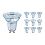 Confezione Multipack 10x Ledvance Performance Faretti LED Riflettore GU10 PAR16 4.3W 350lm 36D - 830 Luce Calda | Sostitutiva 50W Confezione Multipack 10x Ledvance Performance Faretti LED Riflettore GU10 PAR16 4.3W 350lm 36D - 830 Luce Calda | Sostitutiva 50W