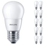 Confezione Multipack 10x Philips Corepro LED Lustre E27 Sferica Ghiaccio 7W 806lm - 827 Bianco Molto Caldo | Sostitutiva 60W Confezione Multipack 10x Philips Corepro LED Lustre E27 Sferica Ghiaccio 7W 806lm - 827 Bianco Molto Caldo | Sostitutiva 60W