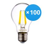 Confezione Multipack 100x Noxion Lucent LED E27 Pera Filamento Chiara 7W 806lm - 840 Bianco Freddo | Sostitua 60W Confezione Multipack 100x Noxion Lucent LED E27 Pera Filamento Chiara 7W 806lm - 840 Bianco Freddo | Sostitua 60W
