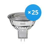 Confezione Multipack 25x Noxion Faretti LED GU5.3 MR16 7.5W 621lm 60D - 827 Bianco Molto Caldo | Dimmerabile - Sostitua 50W Confezione Multipack 25x Noxion Faretti LED GU5.3 MR16 7.5W 621lm 60D - 827 Bianco Molto Caldo | Dimmerabile - Sostitua 50W