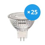Confezione Multipack 25x Noxion Faretti LED GU5.3 MR16 4.4W 345lm 12V 36D - 830 Luce Calda | Dimmerabile - Sostitua 35W Confezione Multipack 25x Noxion Faretti LED GU5.3 MR16 4.4W 345lm 12V 36D - 830 Luce Calda | Dimmerabile - Sostitua 35W