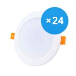 Confezione Multipack 24x Downlight LED 18W 1620lm 120D - 840 Bianco Freddo | Sostitua 2x18W Confezione Multipack 24x Downlight LED 18W 1620lm 120D - 840 Bianco Freddo | Sostitua 2x18W