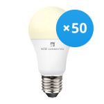Confezione Multipack 50x WiZ Smart LED E27 Pera Ghiaccio 9W 806lm - 827 Bianco Molto Caldo | Dimmerabile - Sostitutiva 60W Confezione Multipack 50x WiZ Smart LED E27 Pera Ghiaccio 9W 806lm - 827 Bianco Molto Caldo | Dimmerabile - Sostitutiva 60W