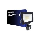 Noxion Proiettore LED Beamy G3 30W 3300lm 110D - 840 Bianco Freddo | IP65 - Sensore Di Movimento E Luce - Simmetrico Noxion Proiettore LED Beamy G3 30W 3300lm 110D - 840 Bianco Freddo | IP65 - Sensore Di Movimento E Luce - Simmetrico