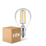 Confezione Multipack 10x Philips Master Value LED Lustre E14 Sferica Filamento Chiara 3.4W 470lm - 927 Bianco Molto Caldo | Miglior Resa Cromatica - Dimmerabile - Sostitutiva 40W Confezione Multipack 10x Philips Master Value LED Lustre E14 Sferica Filamento Chiara 3.4W 470lm - 927 Bianco Molto Caldo | Miglior Resa Cromatica - Dimmerabile - Sostitutiva 40W