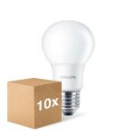 Confezione Multipack 10x Philips Corepro LED Bulbo E27 Pera Ghiaccio 8W 806lm - 827 Bianco Molto Caldo | Sostitutiva 60W Confezione Multipack 10x Philips Corepro LED Bulbo E27 Pera Ghiaccio 8W 806lm - 827 Bianco Molto Caldo | Sostitutiva 60W