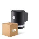 Confezione Multipack 4x D'Lite Solis Luce Da Parete Solar Nero Up & Down - 830 Luce Calda -  | IP54 - Sensore Di Movimento Confezione Multipack 4x D'Lite Solis Luce Da Parete Solar Nero Up & Down - 830 Luce Calda -  | IP54 - Sensore Di Movimento