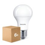 Confezione Multipack 6x Philips  CorePro LED Bulbo E27 Pera Ghiaccio 10W 1055lm - 827 Bianco Molto Caldo | Sostitutiva 75W Confezione Multipack 6x Philips  CorePro LED Bulbo E27 Pera Ghiaccio 10W 1055lm - 827 Bianco Molto Caldo | Sostitutiva 75W