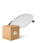 Confezione Multipack 6x Ledvance Downlight LED Value DN180 17W 1350lm 110D - 830 Luce Calda -  | 192mm  Confezione Multipack 6x Ledvance Downlight LED Value DN180 17W 1350lm 110D - 830 Luce Calda -  | 192mm