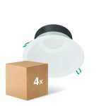 Confezione Multipack 4x Philips Downlight LED Coreline DN142B Aluminium Bianca 19.2W 2300lm 60D - 840 Bianco Freddo | Ritaglio 200mm - IP20 - Bianca Riflettore Confezione Multipack 4x Philips Downlight LED Coreline DN142B Aluminium Bianca 19.2W 2300lm 60D - 840 Bianco Freddo | Ritaglio 200mm - IP20 - Bianca Riflettore