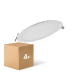 Confezione Multipack 4x Ledvance Downlight LED Slim Il Giro DN210 18W 1530lm 120D - 840 Bianco Freddo | 225mm Confezione Multipack 4x Ledvance Downlight LED Slim Il Giro DN210 18W 1530lm 120D - 840 Bianco Freddo | 225mm