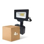 Confezione Multipack 4x Noxion Proiettore LED Beamy G3 10W 1100lm 100D - 840 Bianco Freddo | IP65 - Sensore di Movimento e Luce - Simmetrico Confezione Multipack 4x Noxion Proiettore LED Beamy G3 10W 1100lm 100D - 840 Bianco Freddo | IP65 - Sensore di Movimento e Luce - Simmetrico