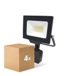 Confezione Multipack 4x Noxion Proiettore LED Beamy G3 20W 2200lm 100D - 830 Luce Calda -  | IP65 - Sensore di Movimento e Luce - Simmetrico Confezione Multipack 4x Noxion Proiettore LED Beamy G3 20W 2200lm 100D - 830 Luce Calda -  | IP65 - Sensore di Movimento e Luce - Simmetrico