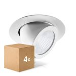 Confezione Multipack 4x Noxion Downlight LED Forza Bianca 35W 3000lm 36D - 930 Luce Calda -  | 168mm - Miglior Resa Cromatica Confezione Multipack 4x Noxion Downlight LED Forza Bianca 35W 3000lm 36D - 930 Luce Calda -  | 168mm - Miglior Resa Cromatica