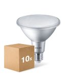 Confezione Multipack 10x Philips Master Value LED Bulbo Riflettore E27 PAR38 13W 1000lm 25D - 927 Bianco Molto Caldo | Miglior Resa Cromatica - Dimmerabile - Sostitutiva 100W Confezione Multipack 10x Philips Master Value LED Bulbo Riflettore E27 PAR38 13W 1000lm 25D - 927 Bianco Molto Caldo | Miglior Resa Cromatica - Dimmerabile - Sostitutiva 100W