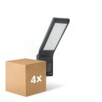 Confezione Multipack 4x Steinel Proiettore LED XLED Home Antracite 10.5W 550lm - 830 Luce Calda -  | IP44 - Sensore Di Movimento - Simmetrico Confezione Multipack 4x Steinel Proiettore LED XLED Home Antracite 10.5W 550lm - 830 Luce Calda -  | IP44 - Sensore Di Movimento - Simmetrico