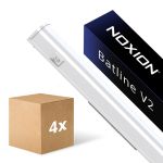 Confezione Multipack 4x Noxion Reglette LED Batline V2.0 15W 1855lm - 830-865 CCT | 115cm Confezione Multipack 4x Noxion Reglette LED Batline V2.0 15W 1855lm - 830-865 CCT | 115cm