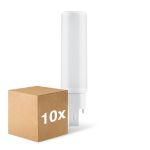 Confezione Multipack 10x Ledvance Dulux-D LED 7W - 840 Bianco Freddo | Sostitutiva 18W Confezione Multipack 10x Ledvance Dulux-D LED 7W - 840 Bianco Freddo | Sostitutiva 18W