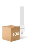 Confezione Multipack 10x Noxion Lucent PL-S LED 4.3W - 827 Bianco Molto Caldo | Sostitutiva 9W Confezione Multipack 10x Noxion Lucent PL-S LED 4.3W - 827 Bianco Molto Caldo | Sostitutiva 9W