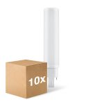 Confezione Multipack 10x Ledvance Dulux-D LED 10W - 830 Luce Calda -  | Sostitutiva 26W Confezione Multipack 10x Ledvance Dulux-D LED 10W - 830 Luce Calda -  | Sostitutiva 26W