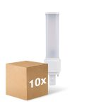 Confezione Multipack 10x Ledvance Dulux-D LED 9W - 840 Bianco Freddo | Sostitutiva 26W Confezione Multipack 10x Ledvance Dulux-D LED 9W - 840 Bianco Freddo | Sostitutiva 26W
