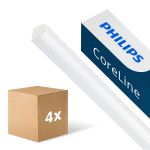 Confezione Multipack 4x Philips Reglette LED CoreLine BN126C 31W 4100lm - 840 Bianco Freddo | 120cm - 1x Cablaggio Entra/Esci Confezione Multipack 4x Philips Reglette LED CoreLine BN126C 31W 4100lm - 840 Bianco Freddo | 120cm - 1x Cablaggio Entra/Esci