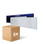 Confezione Multipack 5x Noxion Pannello A LED Ecowhite V4.0 28W 3200lm - 830 Luce Calda -  | 120x30cm - UGR <19 - Philips driver Confezione Multipack 5x Noxion Pannello A LED Ecowhite V4.0 28W 3200lm - 830 Luce Calda -  | 120x30cm - UGR <19 - Philips driver
