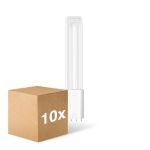 Confezione Multipack 10x Ledvance Dulux-L LED 8W - 840 Bianco Freddo | Sostitutiva 18W Confezione Multipack 10x Ledvance Dulux-L LED 8W - 840 Bianco Freddo | Sostitutiva 18W