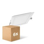 Confezione Multipack 6x Ledvance Downlight LED Slim Piazza SQ210 18W 1530lm 120D - 840 Bianco Freddo  Confezione Multipack 6x Ledvance Downlight LED Slim Piazza SQ210 18W 1530lm 120D - 840 Bianco Freddo
