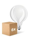 Confezione Multipack 6x Ledvance LED Classic E27 Globe Ghiaccio 11W 1521lm - 827 Bianco Molto Caldo | Dimmerabile - Sostitutiva 100W Confezione Multipack 6x Ledvance LED Classic E27 Globe Ghiaccio 11W 1521lm - 827 Bianco Molto Caldo | Dimmerabile - Sostitutiva 100W
