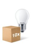 Confezione Multipack 10x Philips Corepro LED Lustre E27 Sferica Ghiaccio 6.5W 806lm - 827 Bianco Molto Caldo | Sostitutiva 60W Confezione Multipack 10x Philips Corepro LED Lustre E27 Sferica Ghiaccio 6.5W 806lm - 827 Bianco Molto Caldo | Sostitutiva 60W