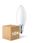 Confezione Multipack 10x Philips Corepro LED Candela E14 Ghiaccio 6.5W 806lm - 827 Bianco Molto Caldo | Sostitutiva 60W Confezione Multipack 10x Philips Corepro LED Candela E14 Ghiaccio 6.5W 806lm - 827 Bianco Molto Caldo | Sostitutiva 60W
