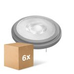 Confezione Multipack 6x Ledvance SUPERIOR Faretti LED Riflettore G53 AR111 7.4W 450lm 40D - 930 Luce Calda -  | Miglior Resa Cromatica - Dimmerabile - Sostitutiva 50W Confezione Multipack 6x Ledvance SUPERIOR Faretti LED Riflettore G53 AR111 7.4W 450lm 40D - 930 Luce Calda -  | Miglior Resa Cromatica - Dimmerabile - Sostitutiva 50W