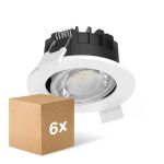 Confezione Multipack 6x Philips Faretti LED Ledinaire RS071B 6W 500lm 21x40D - 827-830-840 CCT | 89mm - Ritaglio 68mm - IP20 - Dimmerabile Confezione Multipack 6x Philips Faretti LED Ledinaire RS071B 6W 500lm 21x40D - 827-830-840 CCT | 89mm - Ritaglio 68mm - IP20 - Dimmerabile