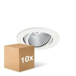 Confezione Multipack 10x Philips Faretti LED Chiara Accent G2 RS061B 6W 550lm 36D - 840 Bianco Freddo | 80mm - Dimmerabile  Confezione Multipack 10x Philips Faretti LED Chiara Accent G2 RS061B 6W 550lm 36D - 840 Bianco Freddo | 80mm - Dimmerabile