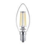 Philips Corepro LED Candela E14 Filamento Chiara 4.3W 470lm - 827 Bianco Molto Caldo | Sostitutiva 40W Philips Corepro LED Candela E14 Filamento Chiara 4.3W 470lm - 827 Bianco Molto Caldo | Sostitutiva 40W
