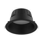 Noxion Downlight LED Hera Profondo Incasso Nero 21W 2400lm 100D - 827-830-840 CCT | 226mm - Ritaglio 200mm Noxion Downlight LED Hera Profondo Incasso Nero 21W 2400lm 100D - 827-830-840 CCT | 226mm - Ritaglio 200mm