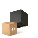 Confezione Multipack 4x D'Lite LED Luce Da Parete Elingen Aluminium Nero 2.9W 170lm - 830 Luce Calda -  | Alimentazione A Batteria - Sensore Di Luce Confezione Multipack 4x D'Lite LED Luce Da Parete Elingen Aluminium Nero 2.9W 170lm - 830 Luce Calda -  | Alimentazione A Batteria - Sensore Di Luce