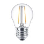 Philips Corepro LED Lustre E27 Sferica Filamento Chiara 2W 250lm - 827 Bianco Molto Caldo | Sostitutiva 25W Philips Corepro LED Lustre E27 Sferica Filamento Chiara 2W 250lm - 827 Bianco Molto Caldo | Sostitutiva 25W