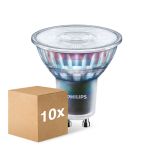 Confezione Multipack 10x Philips MASTER LED Faretti ExpertColor GU10 PAR16 5.5W 355lm 25D - 927 Bianco Molto Caldo | Miglior resa cromatica - Dimmerabile - Sostitutiva 50W Confezione Multipack 10x Philips MASTER LED Faretti ExpertColor GU10 PAR16 5.5W 355lm 25D - 927 Bianco Molto Caldo | Miglior resa cromatica - Dimmerabile - Sostitutiva 50W