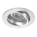 Noxion Incasso Spot Vision MR16 Inclinabile Aluminium | Ritaglio 69mm - GU10 Attacco Noxion Incasso Spot Vision MR16 Inclinabile Aluminium | Ritaglio 69mm - GU10 Attacco