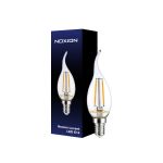 Noxion Lucent LED E14 Punta attorcigliata Candela Filamento Chiara 2.5W 250lm - 827 Bianco Molto Caldo | Sostitutiva 25W Noxion Lucent LED E14 Punta attorcigliata Candela Filamento Chiara 2.5W 250lm - 827 Bianco Molto Caldo | Sostitutiva 25W